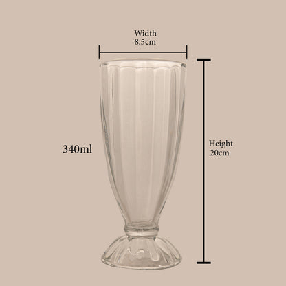 Tall Footed Faluda Glass Set of 2 360 ml