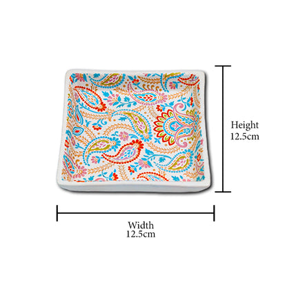 Floral Fiesta Handmade Chaat Platter Set of 6