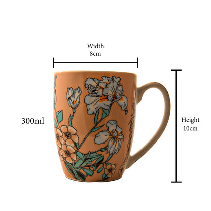 Floral Mirage Mug Set of 1 300 ml