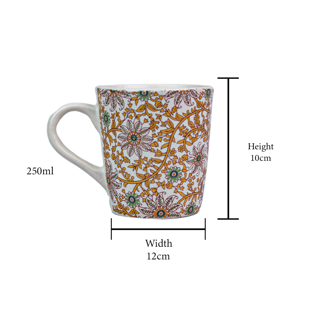 Vintage Flora Mug Set of 1 250 ml