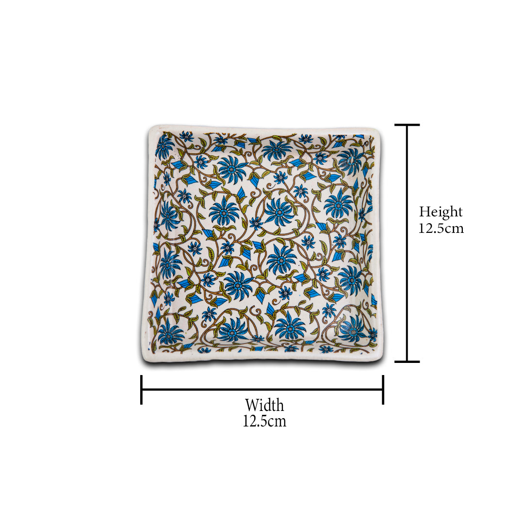 FloraVine Handmade Ceramic Platter Set of 6