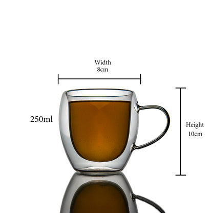 Double Walled Mug Set of 2 250 ml