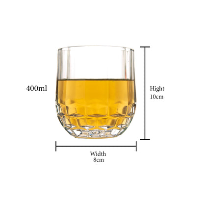Heavy Base Whisky Glass Set of 2 400 ml