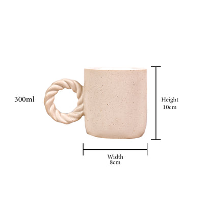 Rustic Loop Mug Set of 1 300 ml