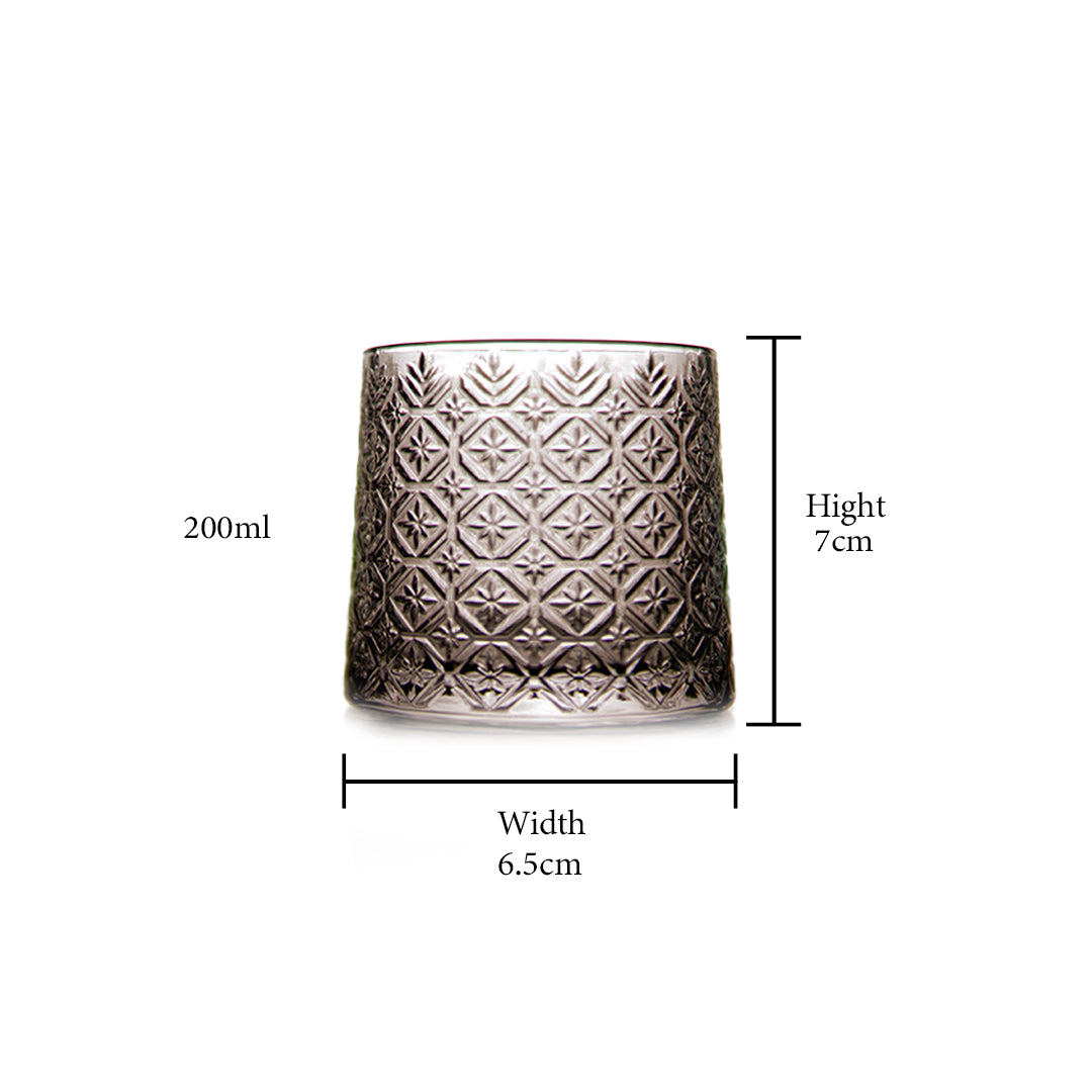 Vintage Luxe Glass Set of 6 200 ml