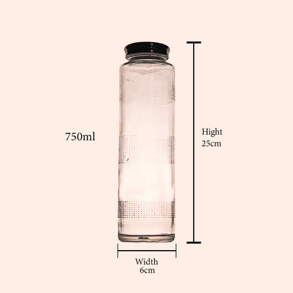 PureVetro Glass Bottle Set of 1 750 ml