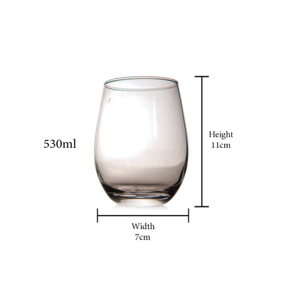 Clear AquaNest Glass Set of 4 530 ml