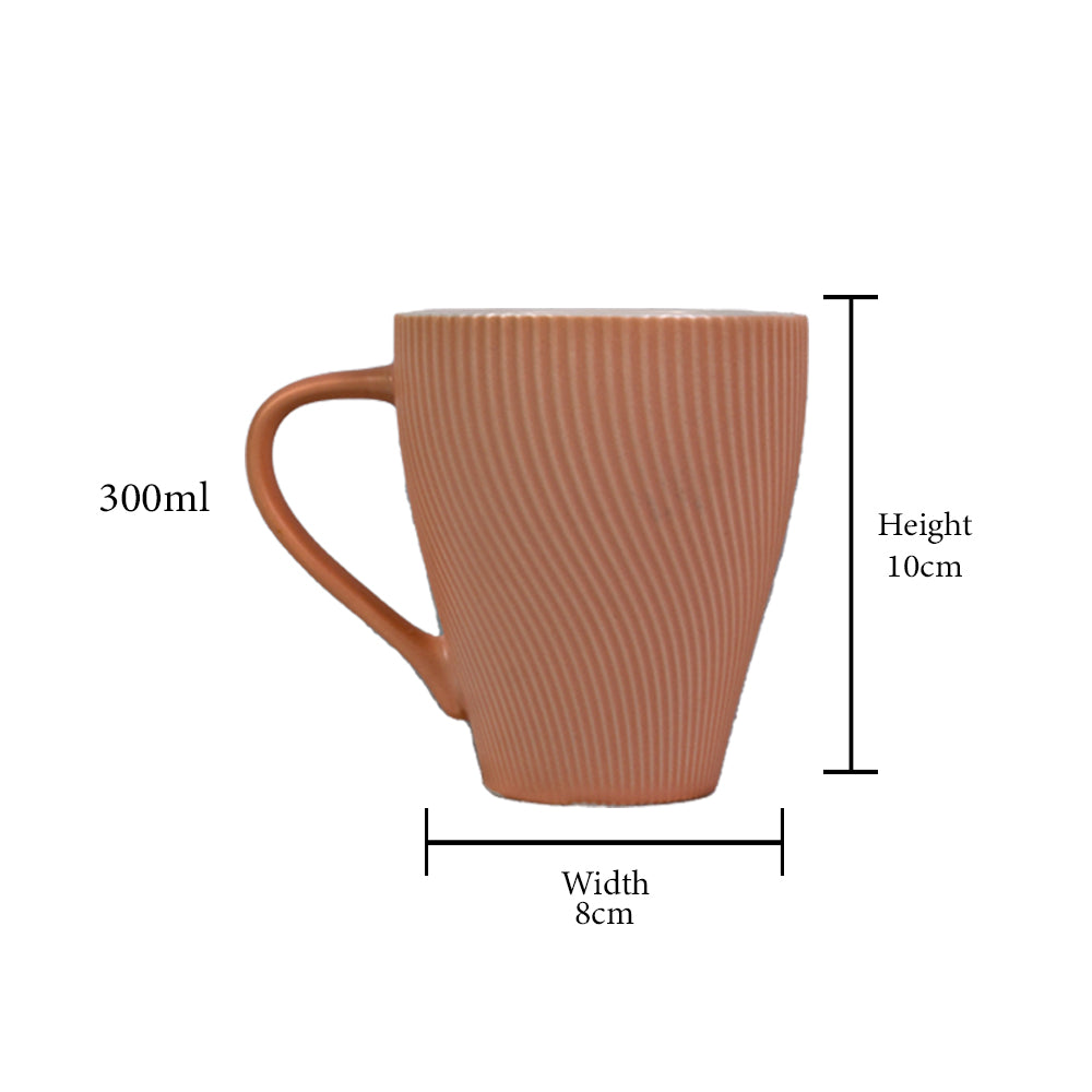 CozyWave Ceramic Mug Set of 1 300 ml