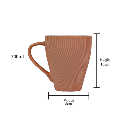 CozyWave Ceramic Mug Set of 1 300 ml