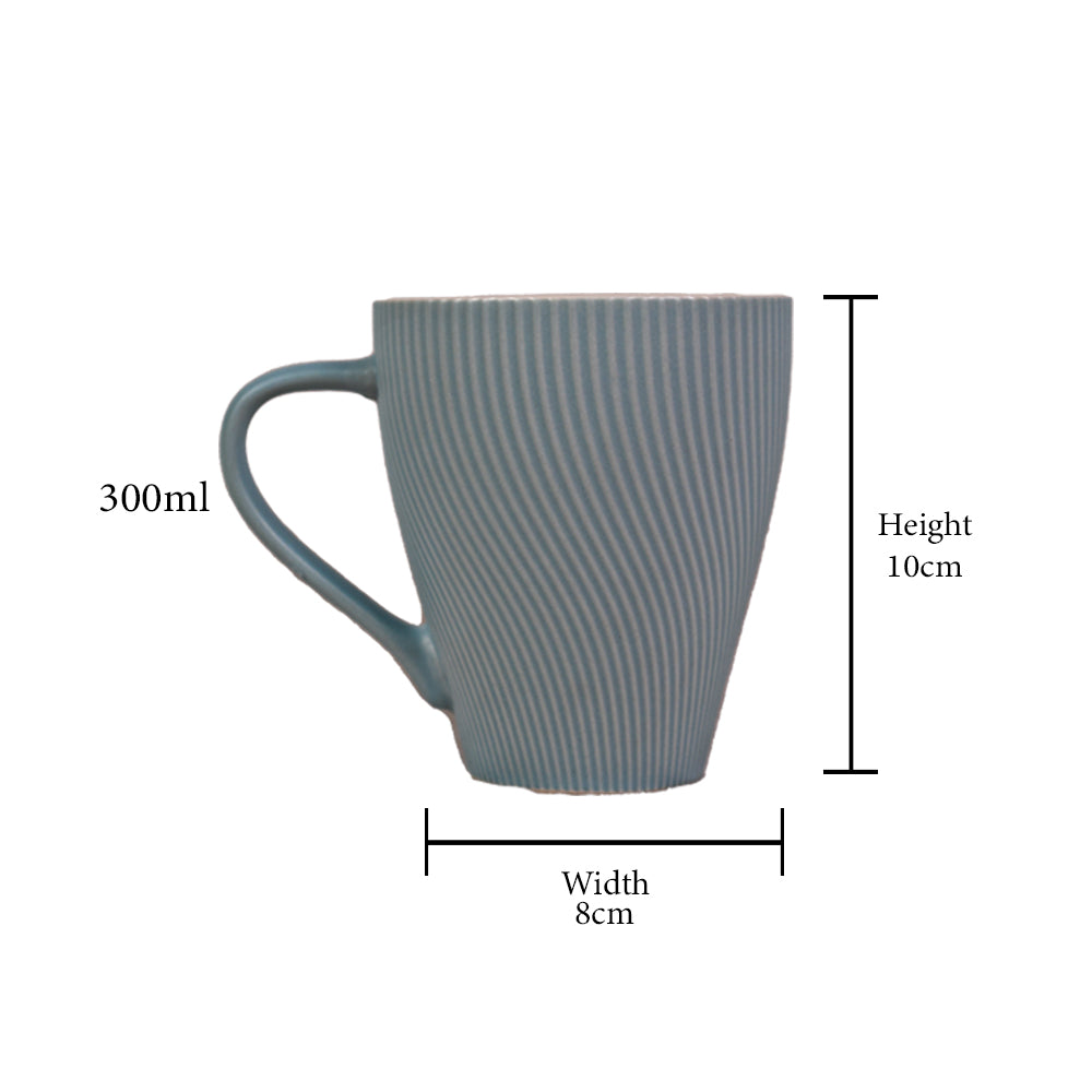 CozyWave Ceramic Mug Set of 1 300 ml