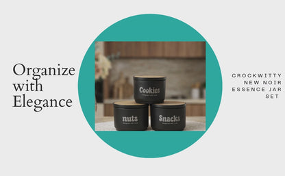 New Noir Essence Jar Set of 3 380 ml