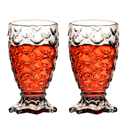 Pineapple Juice Glass Set of 6 280 ml