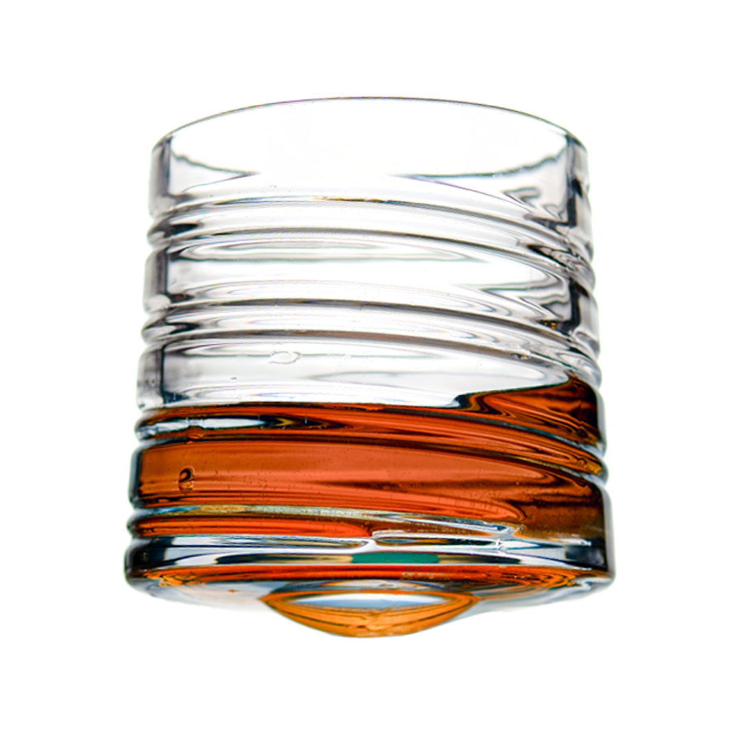 Lined Revolving Whiskey Glass Set of 6 275 ml