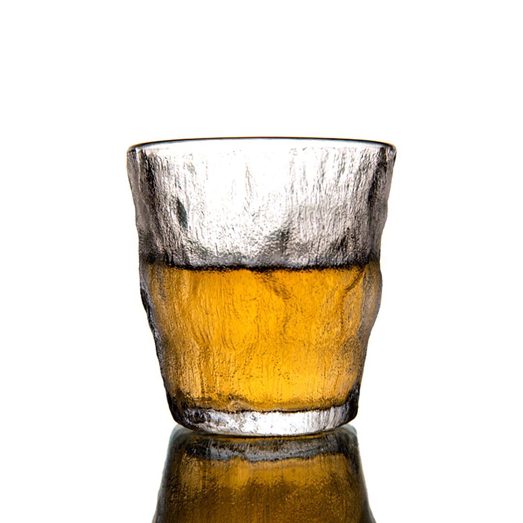 Hazed Golden Line Glass Set of 6 260 ml