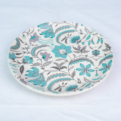 Handcrafted AquaBloom 20 Piece Dinner Set For 6