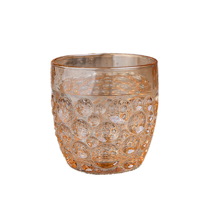 Golden Ripple Sphere Glass Set 6 350 ml