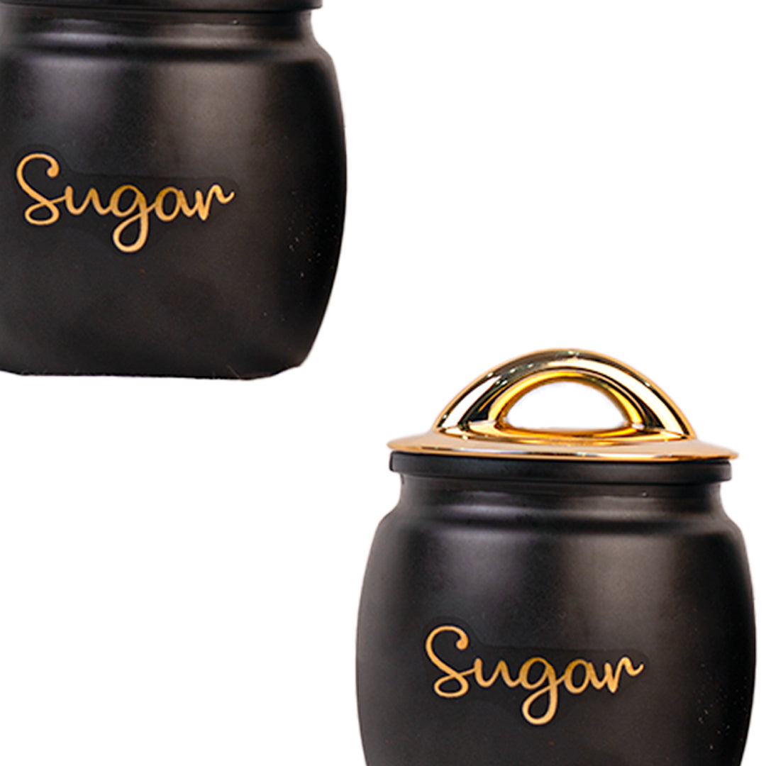 Majestic Black Jar Set of 3 550 ml