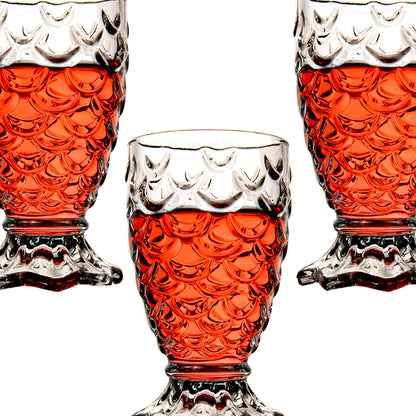 Pineapple Juice Glass Set of 6 280 ml