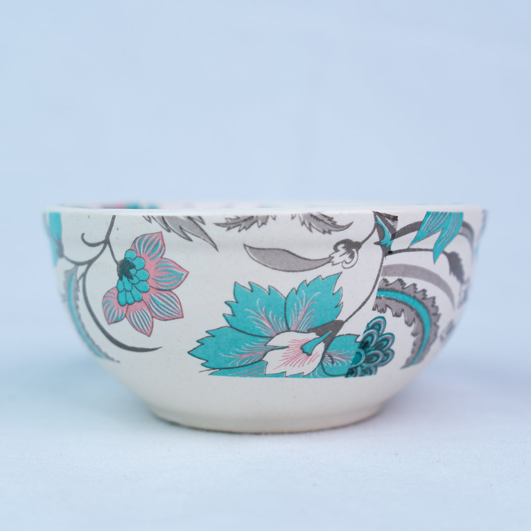 Handcrafted AquaBloom 20 Piece Dinner Set For 6