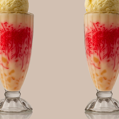 Tall Footed Faluda Glass Set of 2 360 ml