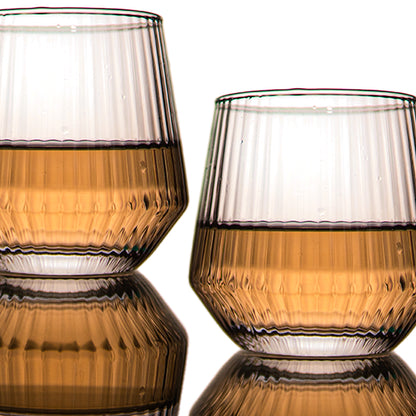 PrismFlow Glass Set of 6 370 ml