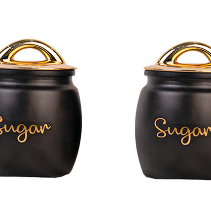 Majestic Black Jar Set of 3 550 ml