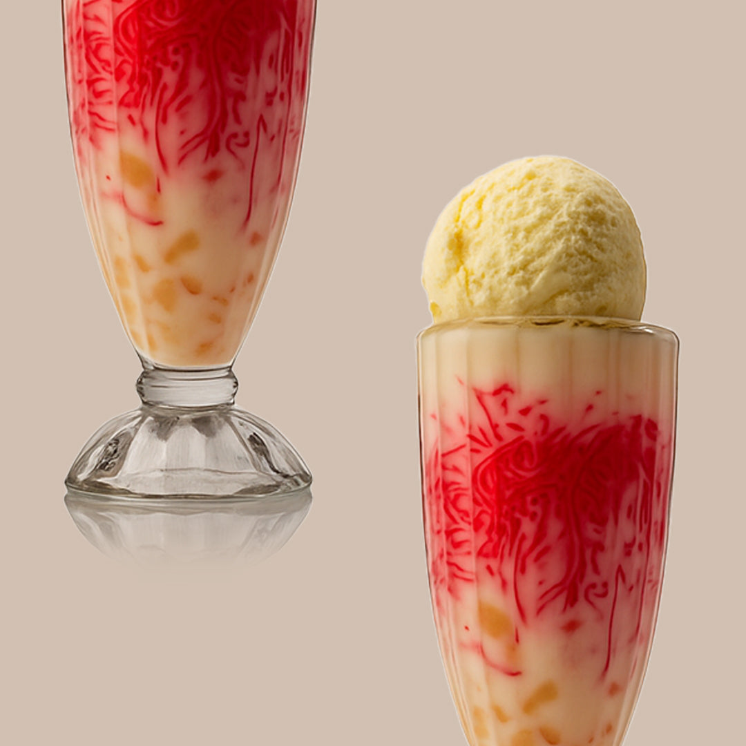 Tall Footed Faluda Glass Set of 2 360 ml