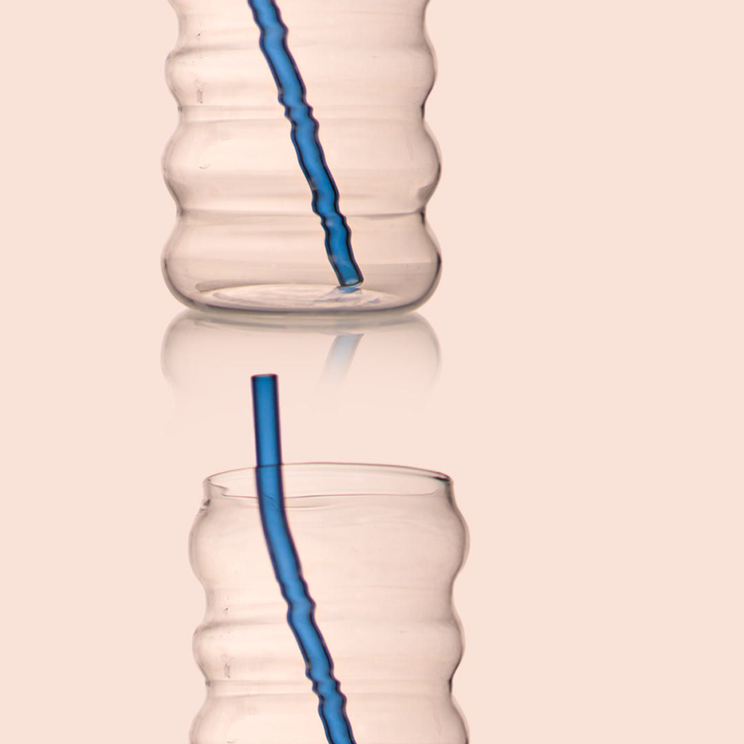 RippleCurve Glass Set of 2 500 ml