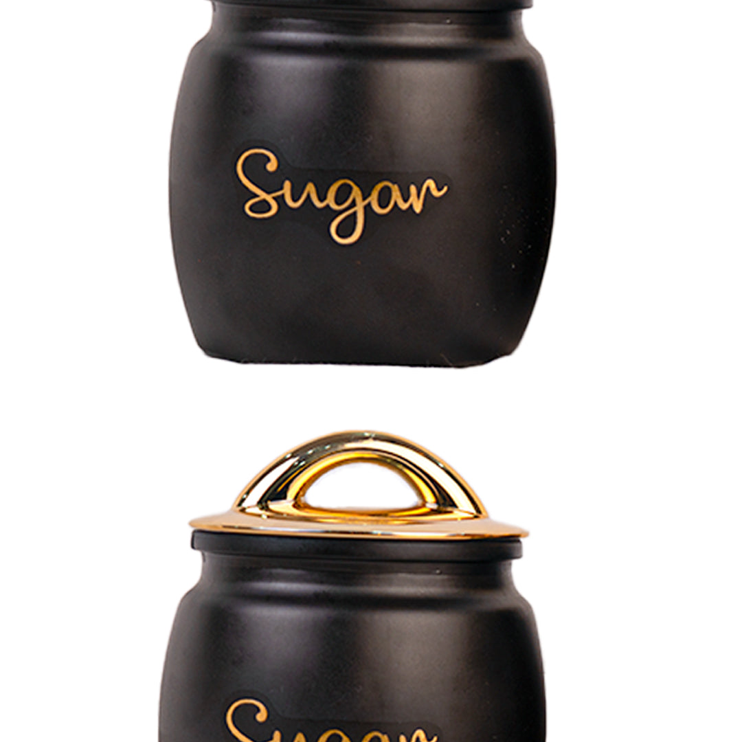 Majestic Black Jar Set of 3 550 ml