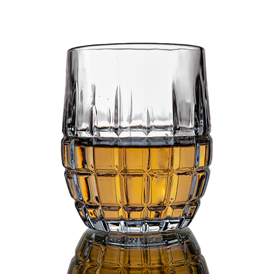 Bohemia Diced Whiskey Glass Set of 6 320 ml