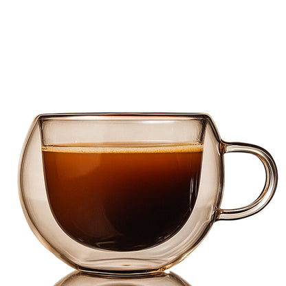 Cappuccino Double Walled Mug Set of 2 250 ml