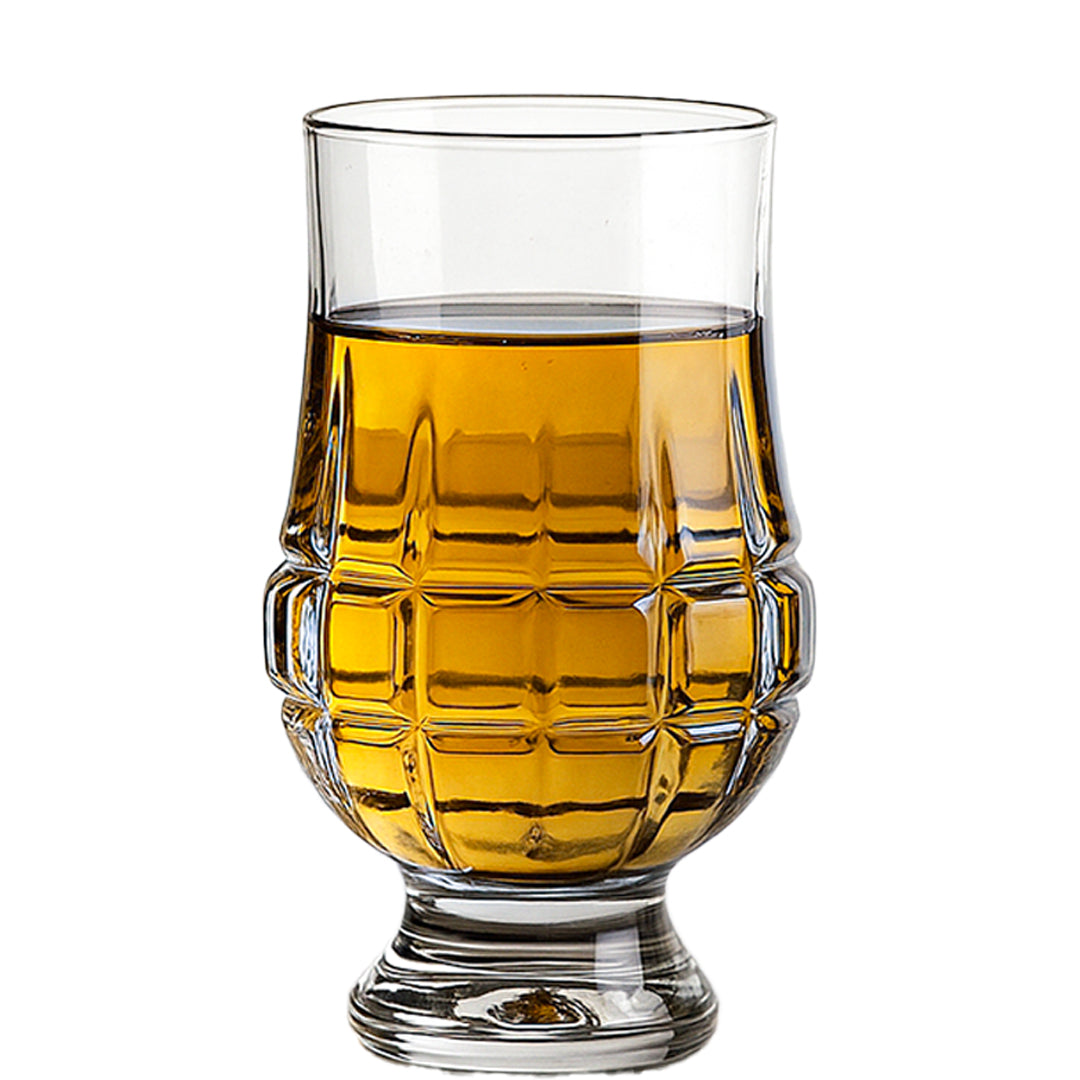 Diced Goblet Juice Glass Set of 6 146 ml