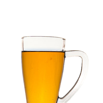 Clear Funneled Beer Mug Set of 2 270 ml