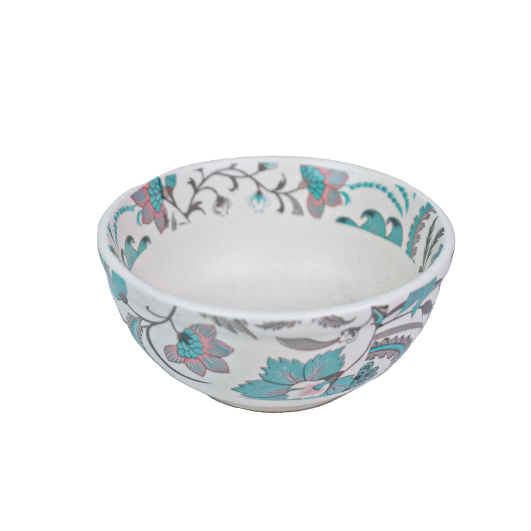 Handcrafted AquaBloom 20 Piece Dinner Set For 6