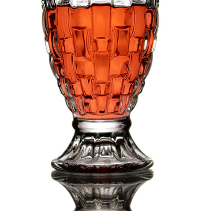 Bricked Crystal Glass Set of 6 220 ml