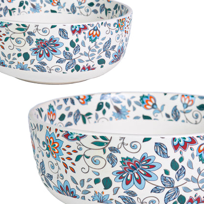 Handcrafted BlossomAura 20 Piece Dinner Set of 6