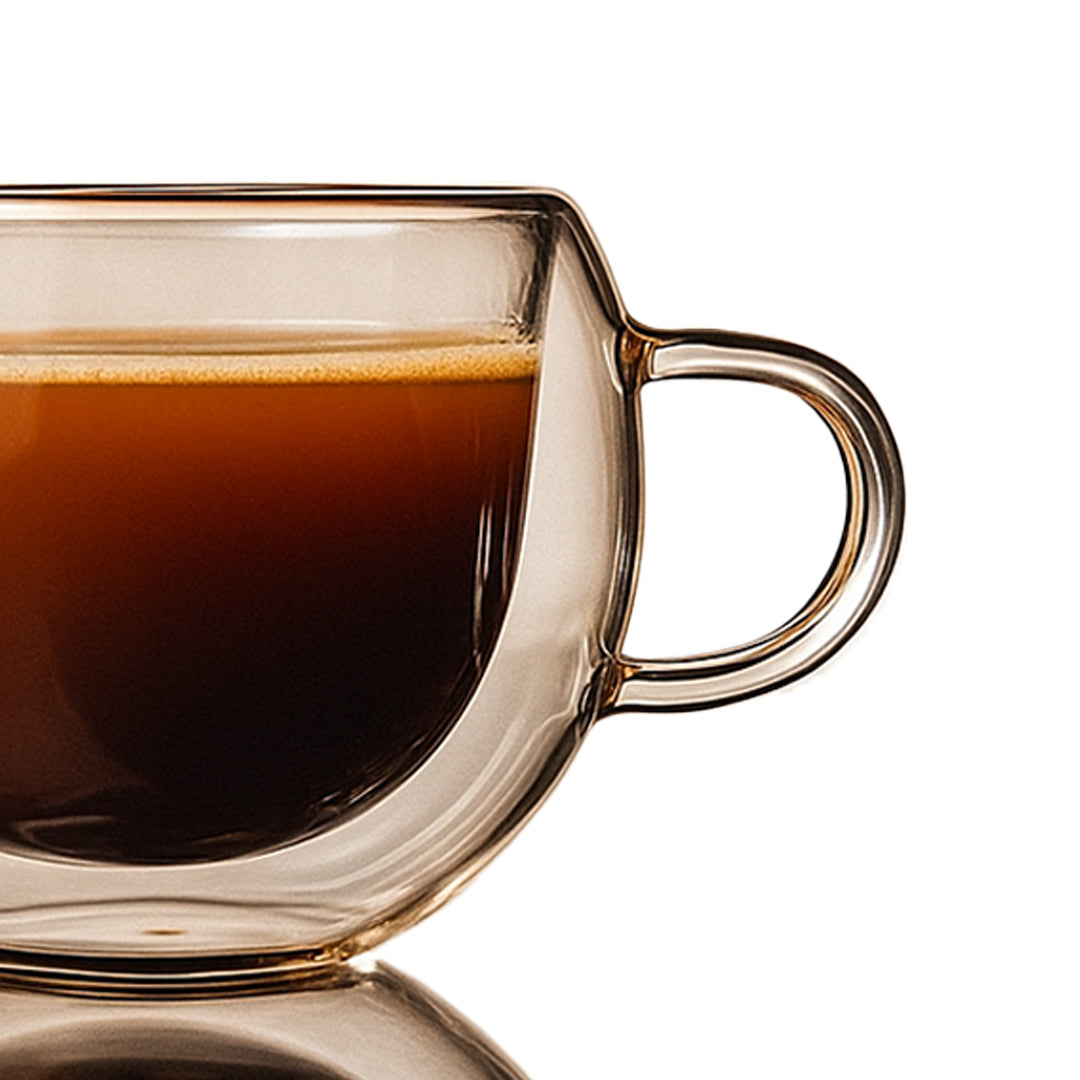 Cappuccino Double Walled Mug Set of 2 250 ml