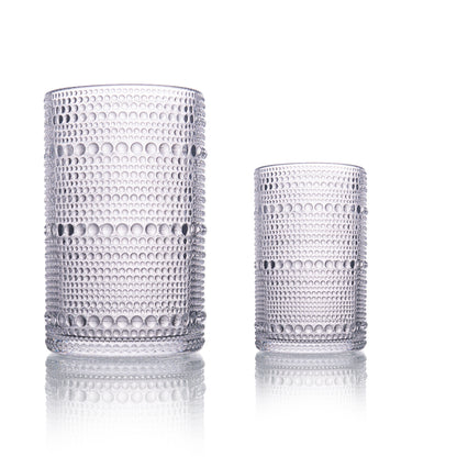 Bubble Crystal Glass Set of 6 350 ml