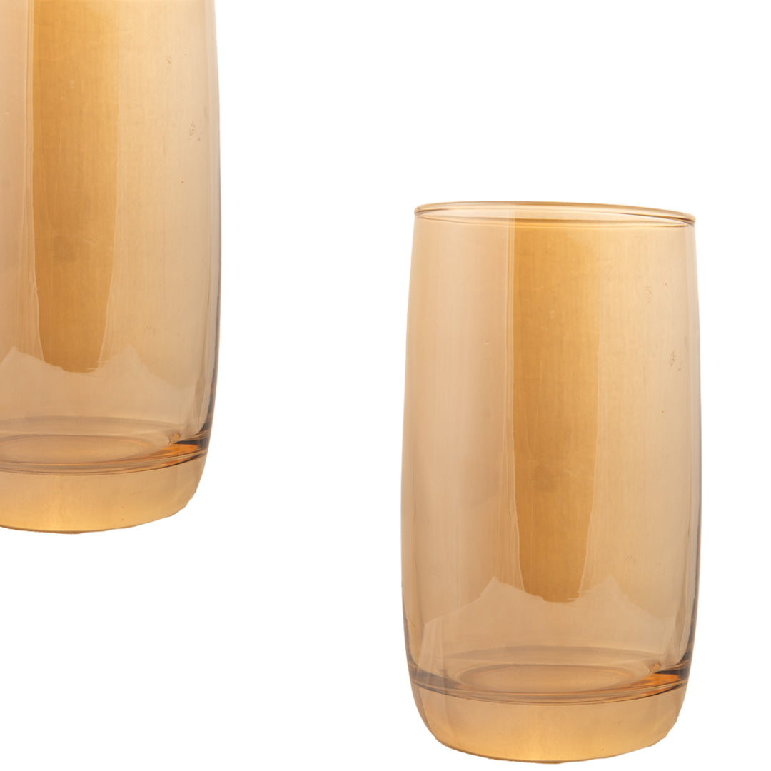 Glassia Coloured Water Glass Set of 6 280 ml