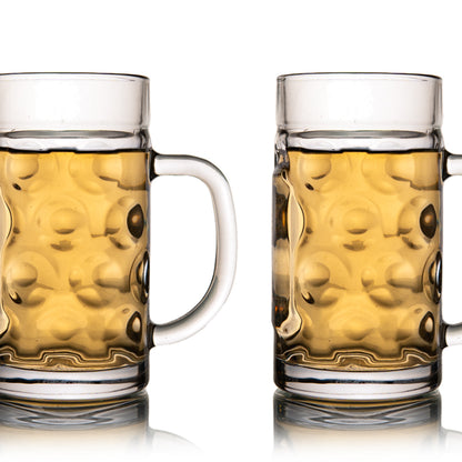 Spotted Beer Mug Set of 2 600 ml