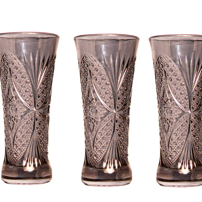 Crystal Curve Glass Set of 6 200 ml