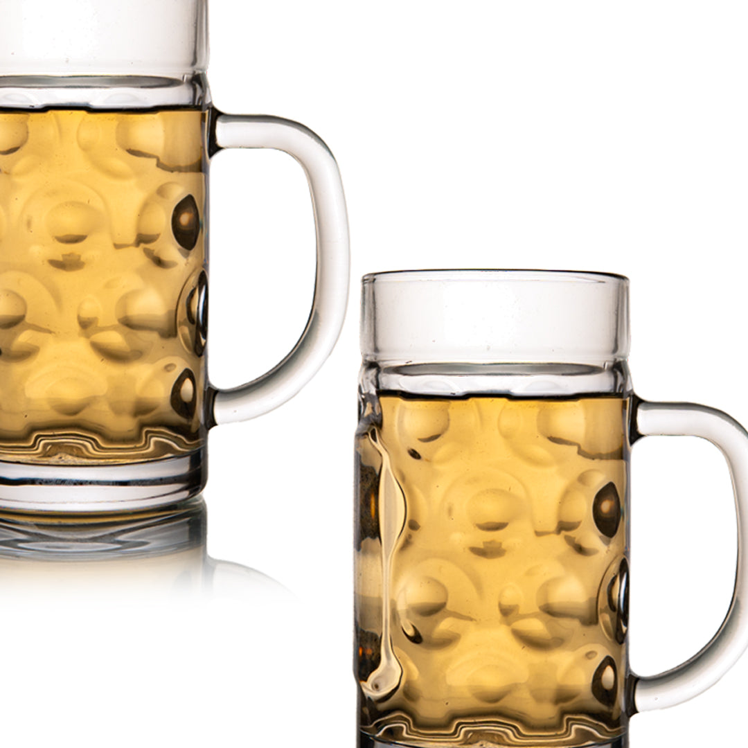Spotted Beer Mug Set of 2 600 ml