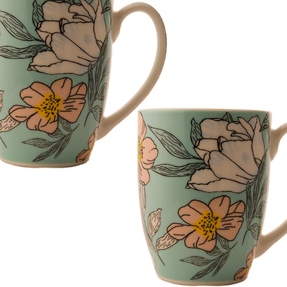 Floral Solstice Mug Set of 1 300 ml