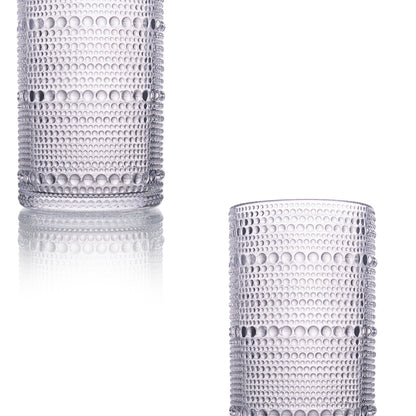 Bubble Crystal Glass Set of 6 350 ml