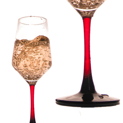 Crimson Elegance Wine Glass Set of 2 370 ml