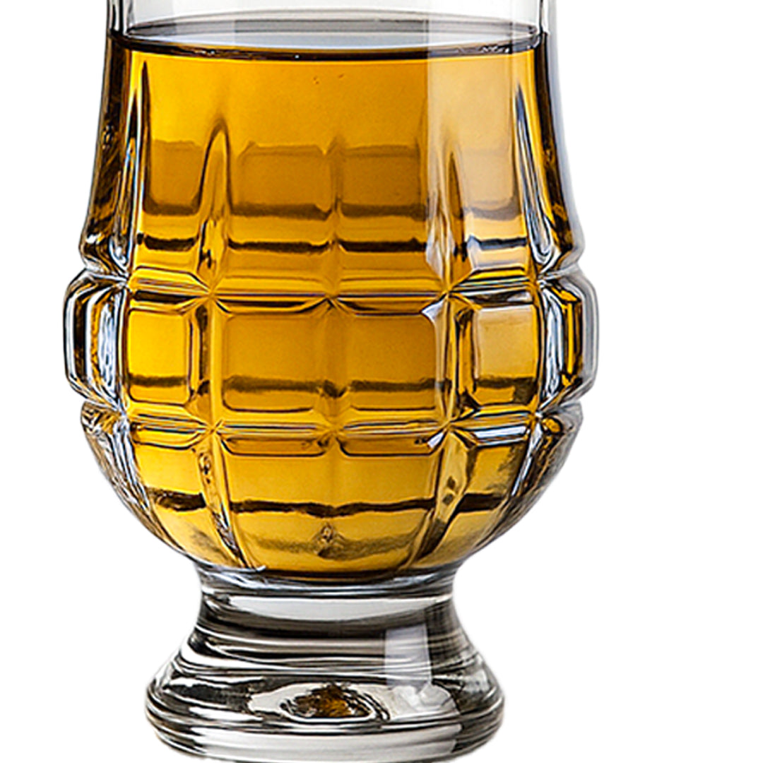 Diced Goblet Juice Glass Set of 6 146 ml