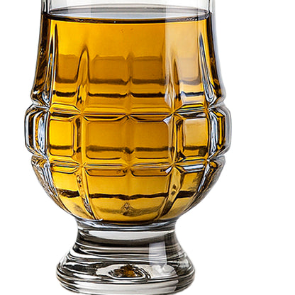 Diced Goblet Juice Glass Set of 6 146 ml