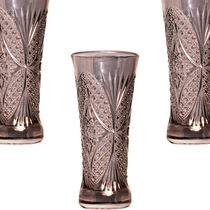 Crystal Curve Glass Set of 6 200 ml