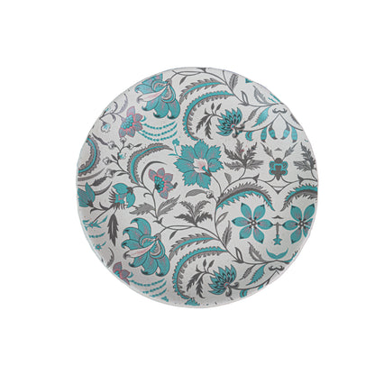 Handcrafted AquaBloom 20 Piece Dinner Set For 6