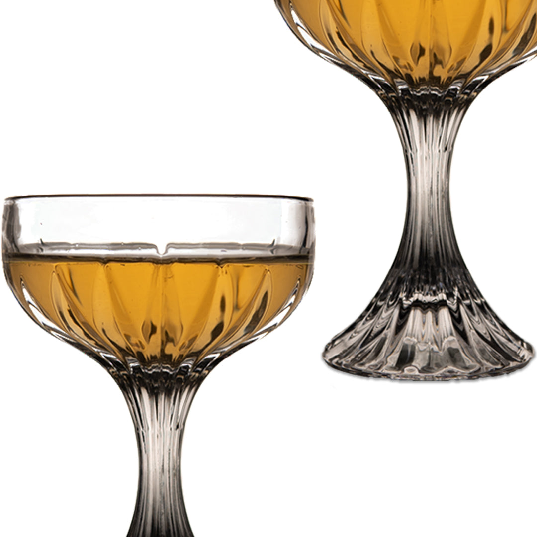 Crystalined Martini Glass Set of 2 180 ml
